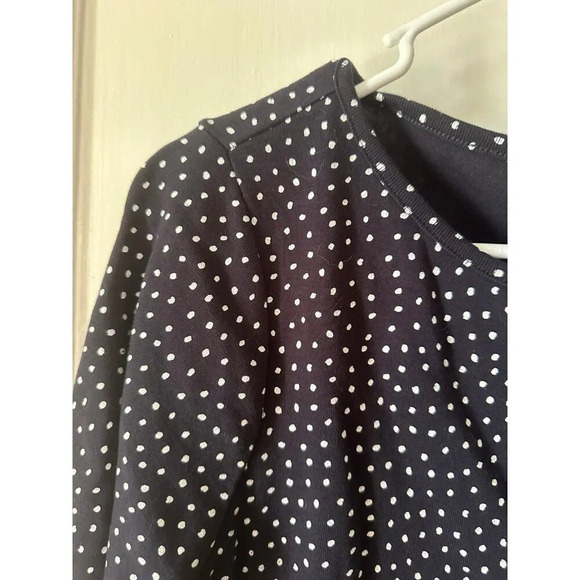 Tommy Hilfiger women’s size medium small polka dot top - Picture 3 of 6